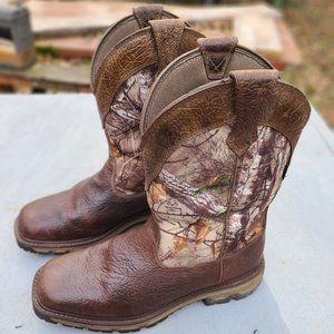 Ariat Pull On Work Boots,Thinsulate Ultra 400 gram,Men's Size 11D